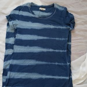 Blue tie dye maxi dress